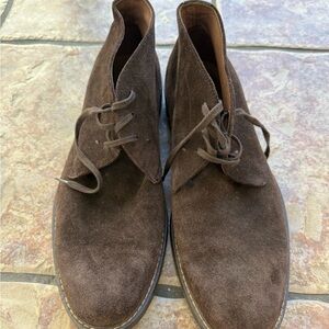 1901 Dark Brown Suede Chukka Boots